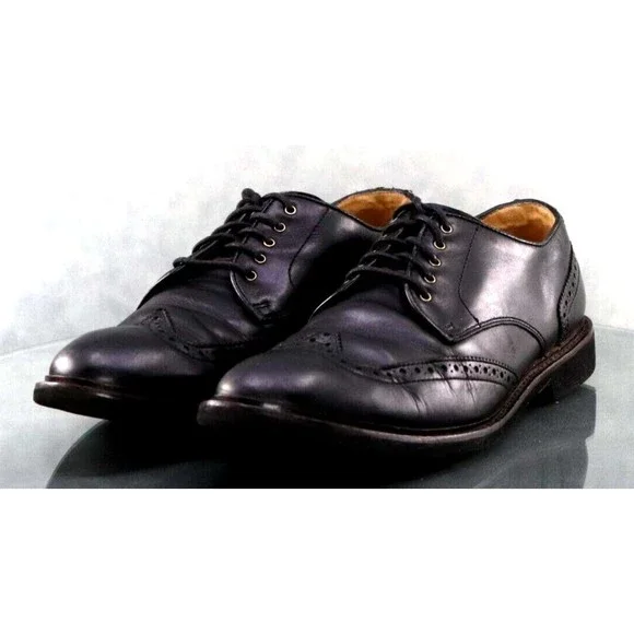 Cole Haan Phinney Men\'s Wingtip Brogue Dress Shoes Size 12 Leather Black C12198 Cole Haan Phinney Men main image 2